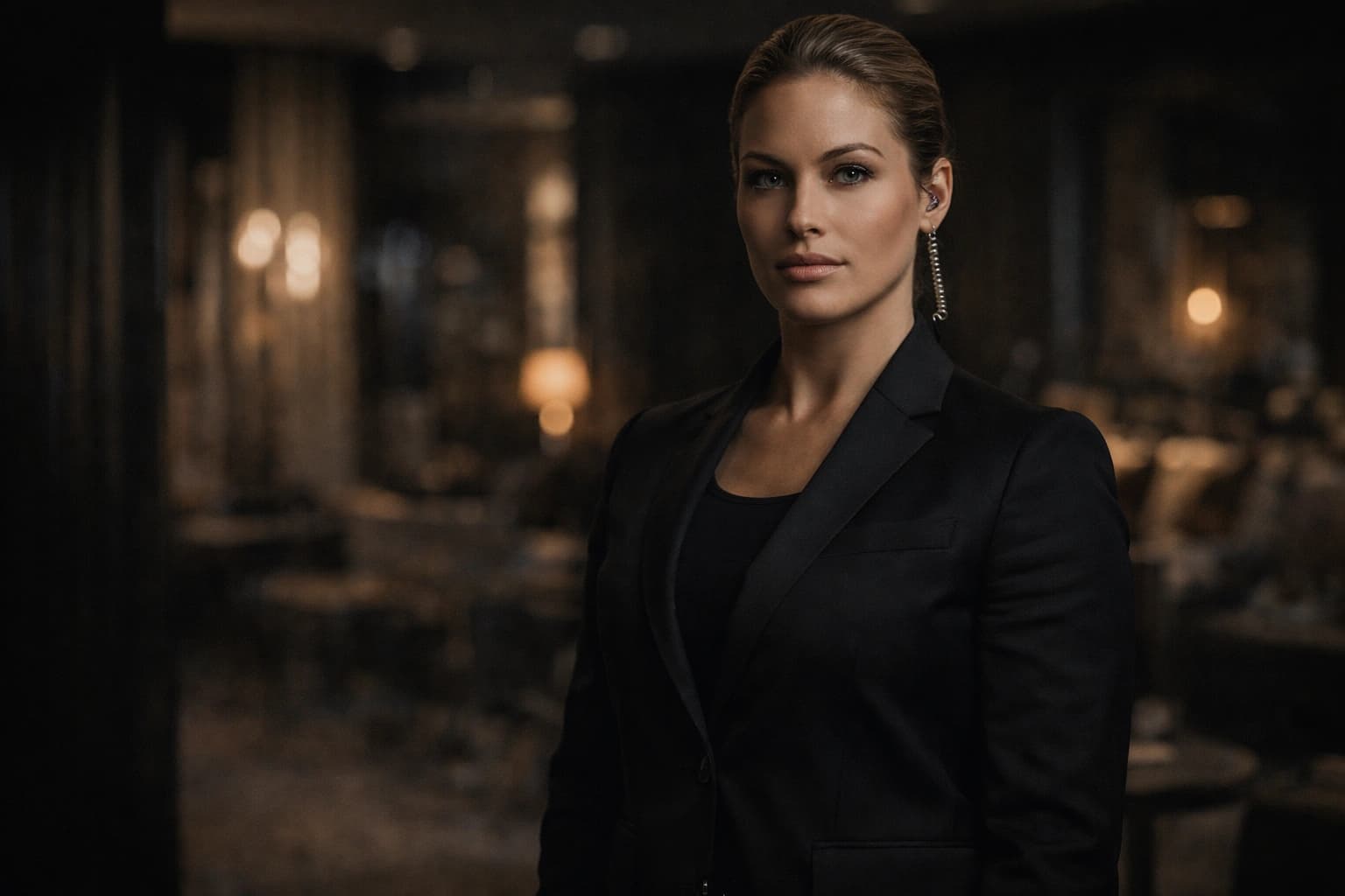 Lioness Program operator with authoritative tactical presence