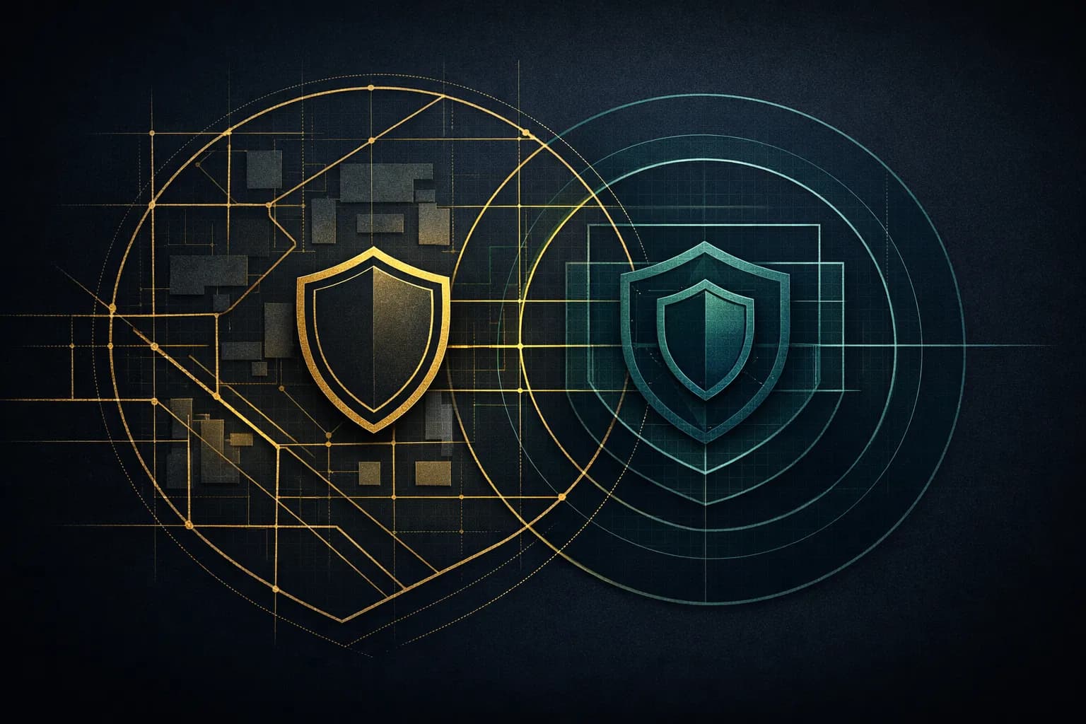 Conceptual layered security model showing integration of event security and dedicated executive protection teams