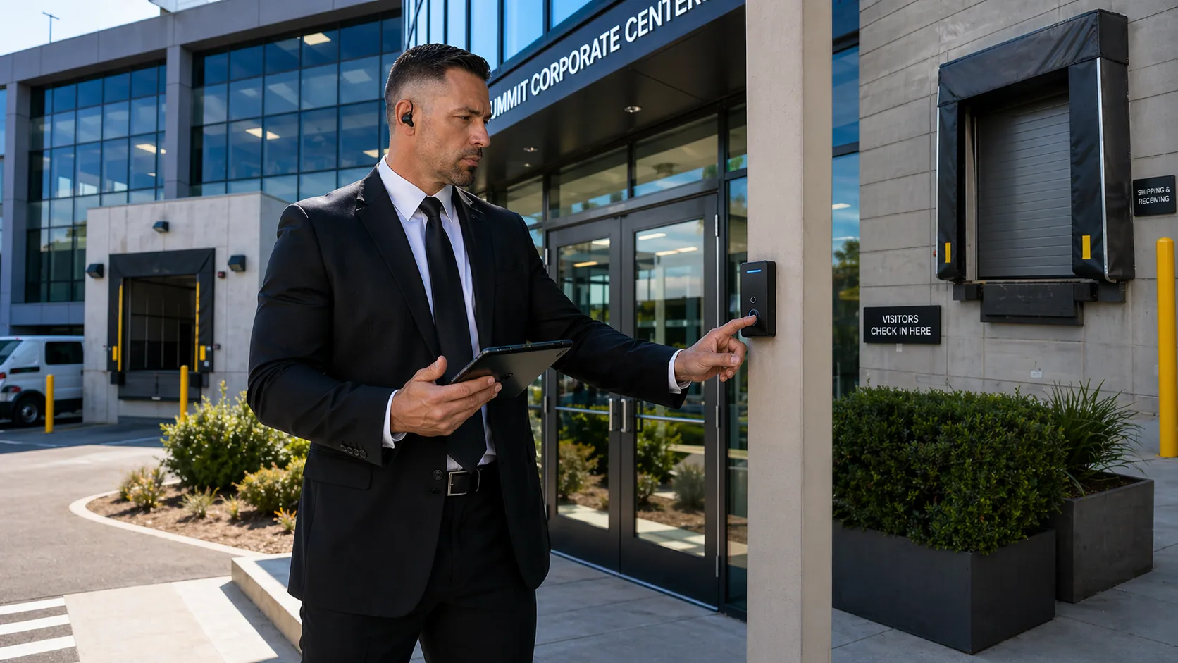 Corporate and commercial facility security audit of access control points